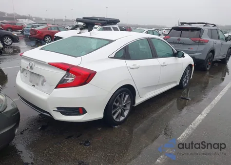 2020 Honda Civic Ex-L z USA, uszkodzony, nr VIN 19XFC1F77LE205337